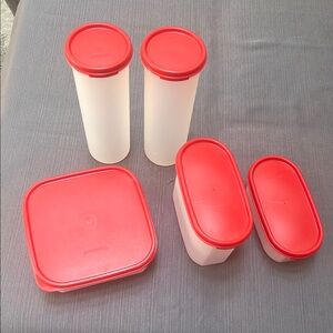 VINTAGE TUPPERWARE MODULAR MATE FOOD STORAGE SET